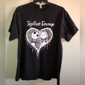 Black nightmare before Christmas T-shirt